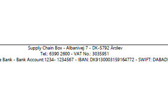 Payment information on documents in Dynamics 365